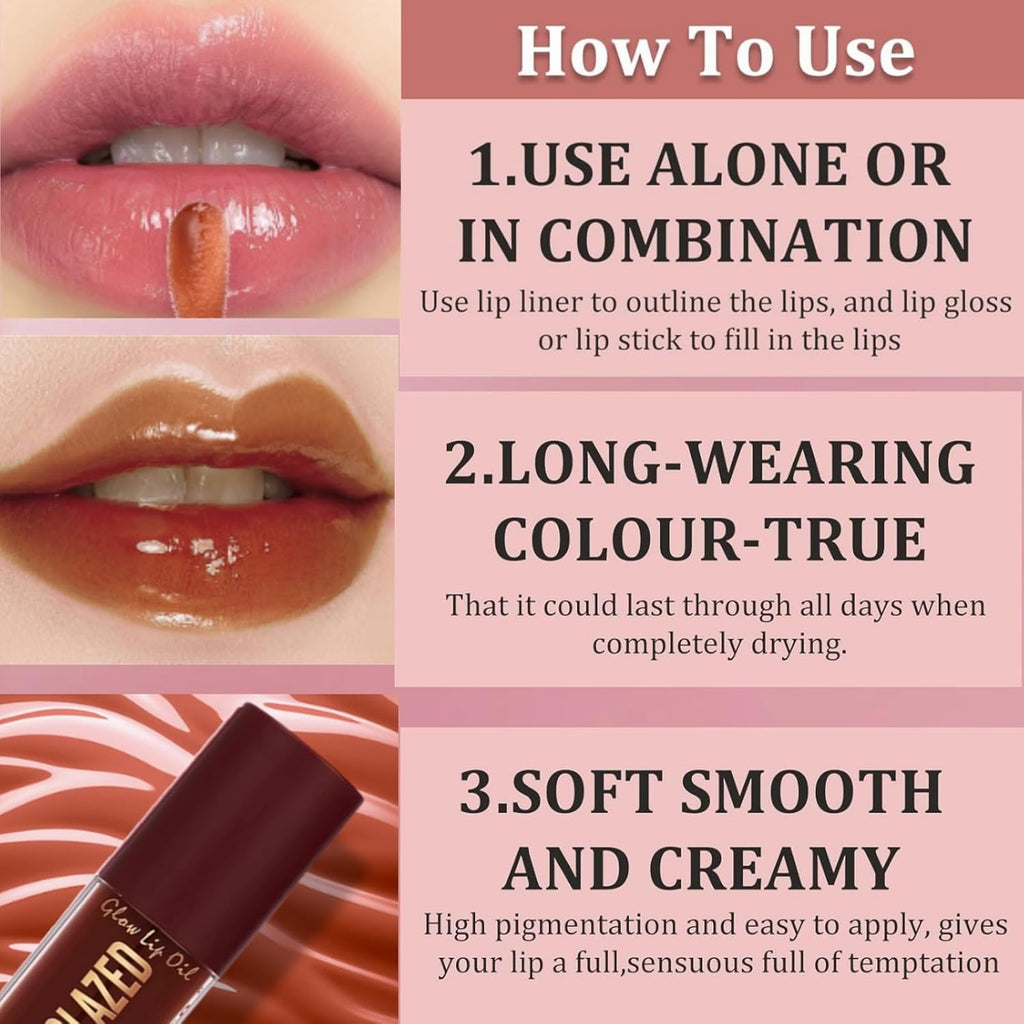 Set De 6 Delineadores De Labios Mate, Pintalabios Líquidos Y Tintes Labiales Peel Off, Set De Brillos Labiales Impermeables, Duraderos Y Que No Se Desvanecen, Tintes Labiales Hidratantes