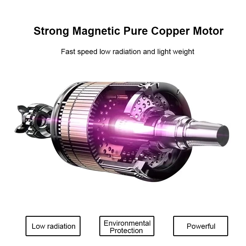 Hair Dryer 2200W Professional Powerful Hair Dryer Fast Heating Hot and Cold Adjustment Ionic Air Blow Dryer with Air Collecting