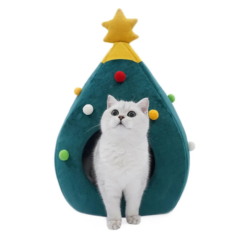  Árbol de Navidad Casa de Gato
