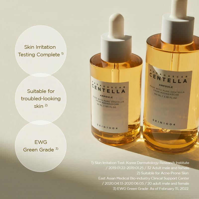 SKIN1004 Tienda Oficial] Set Esencial de Rituales para el Cuidado de la Piel | Aceite limpiador nº 1 + espuma suave + tónico de esencia + ampolla calmante + crema enriquecedora + crema antiarrugas