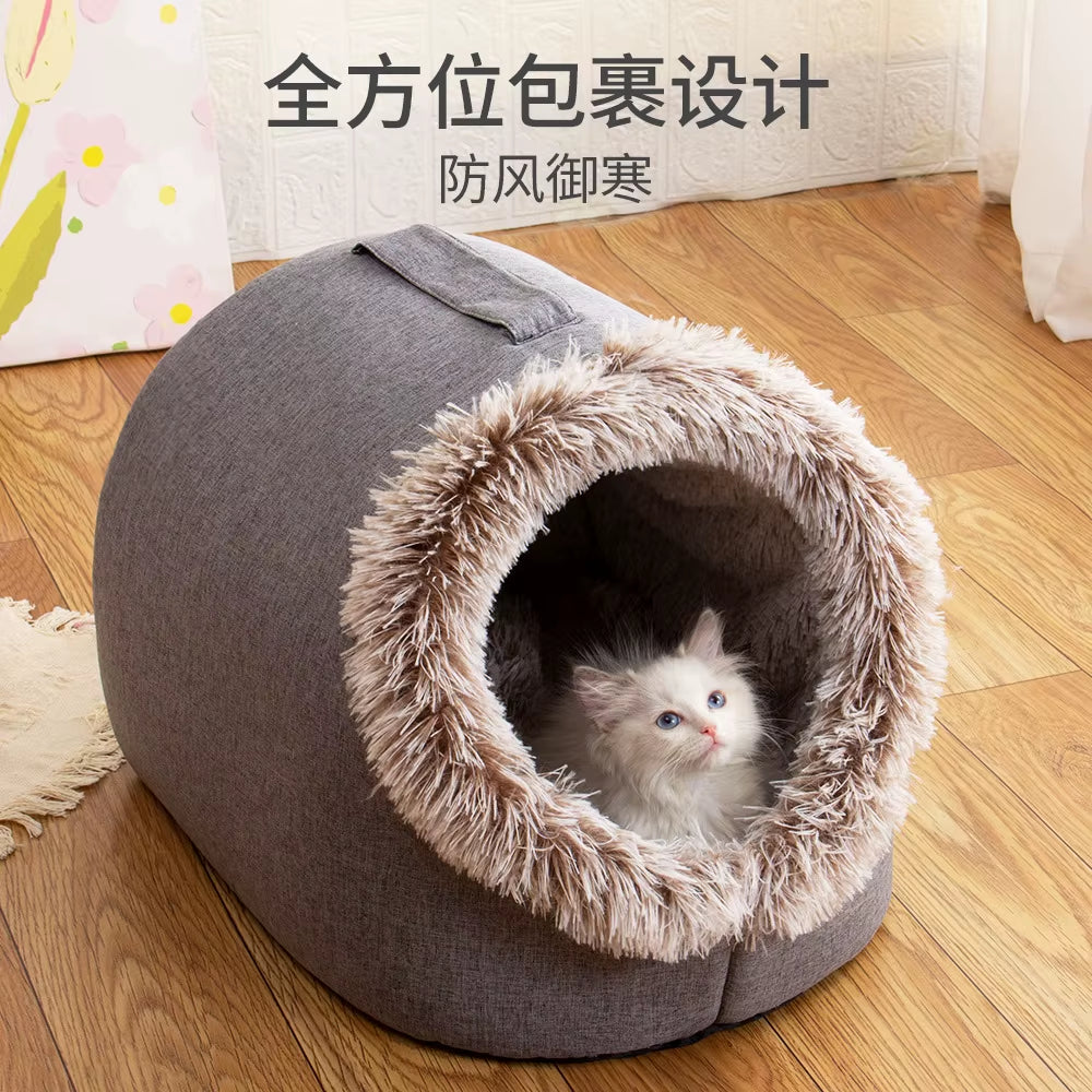 cama de invierno para mascota