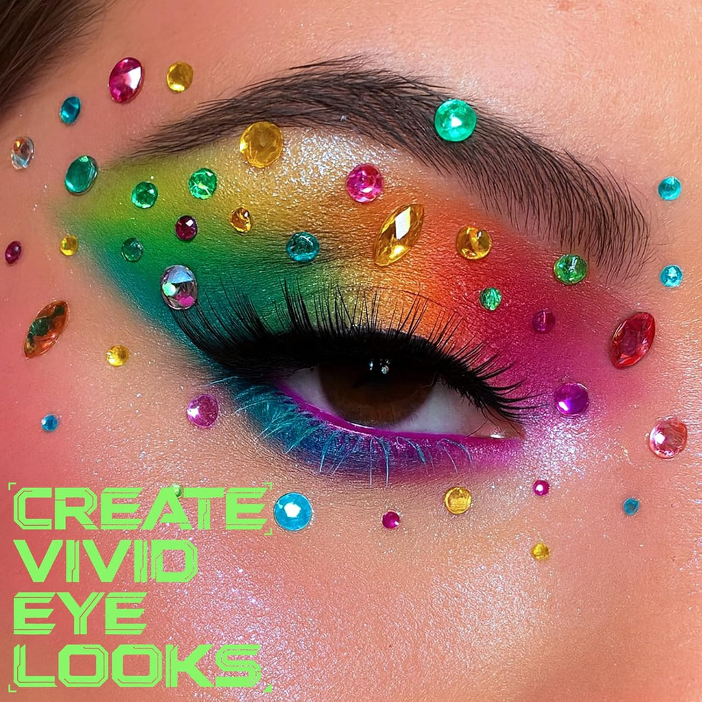 Paletas De Sombras De Ojos 15 Coloridas - Profesionales Paletas De Maquillaje Larga Duración - Sombra De Ojos Brillantes Y Mate Personalidad Audaz Brillante(Fruit Punch)