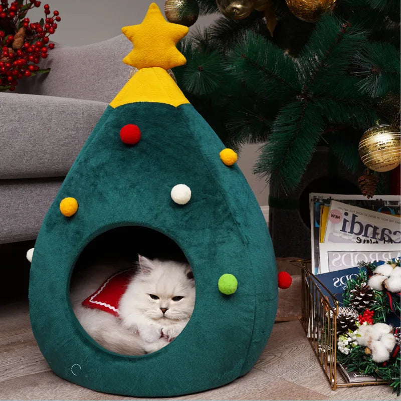  Árbol de Navidad Casa de Gato