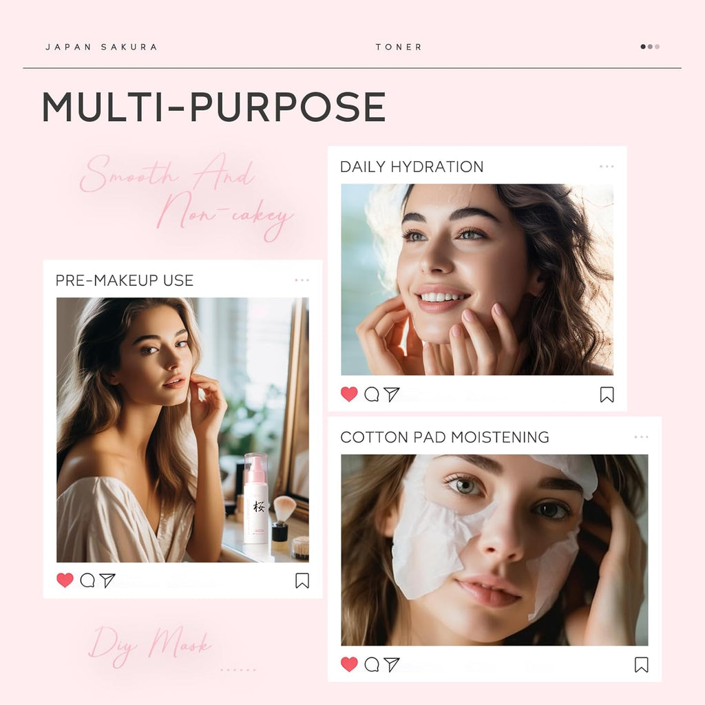 LAIKOU Sakura Skincare Kit 4 Piezas Set Regalo