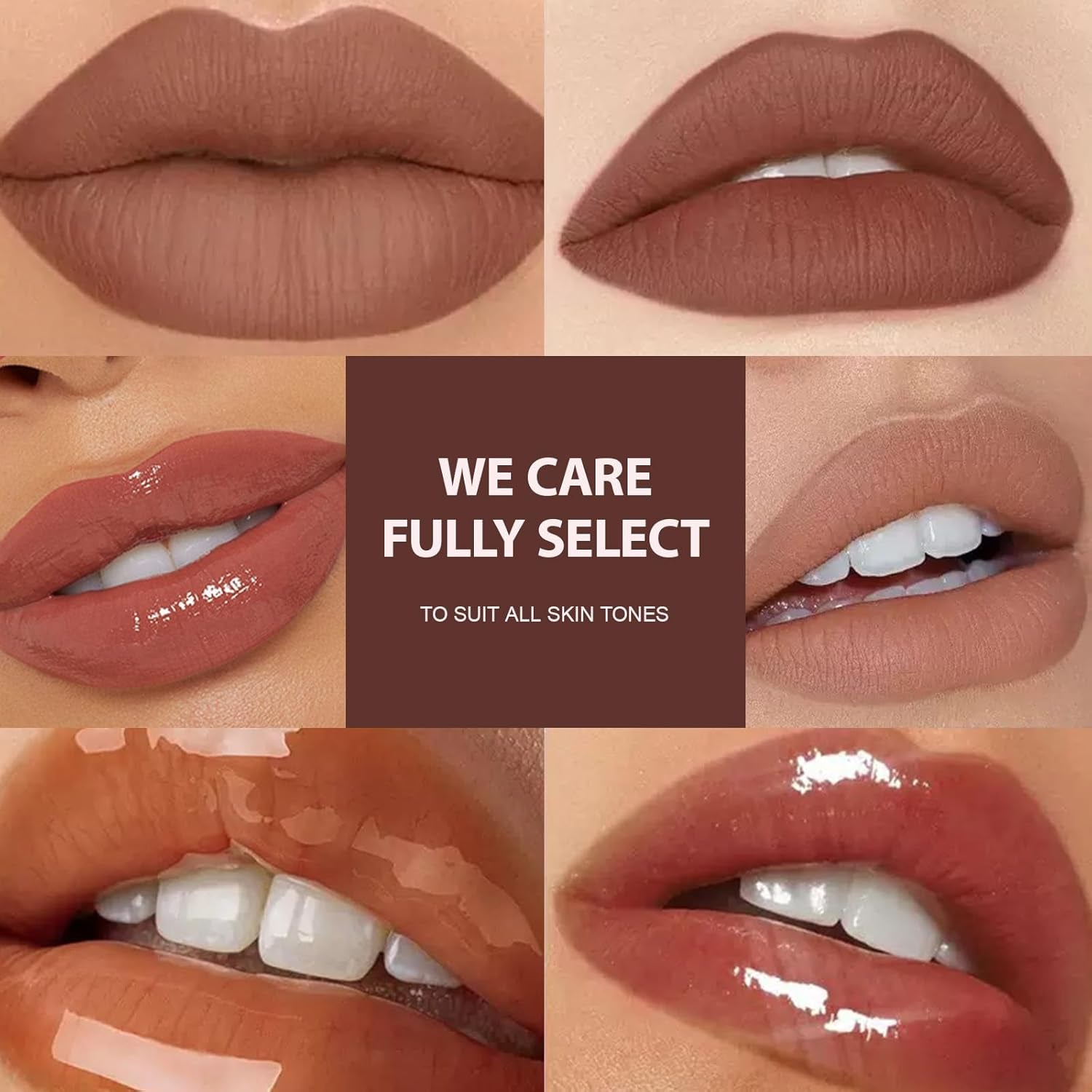 Set De 6 Delineadores De Labios Mate, Pintalabios Líquidos Y Tintes Labiales Peel Off, Set De Brillos Labiales Impermeables, Duraderos Y Que No Se Desvanecen, Tintes Labiales Hidratantes