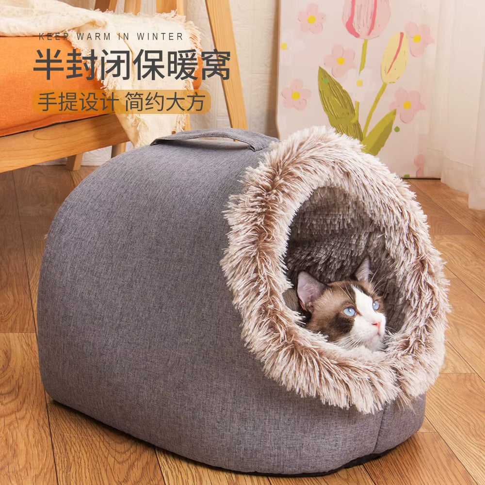 cama de invierno para mascota