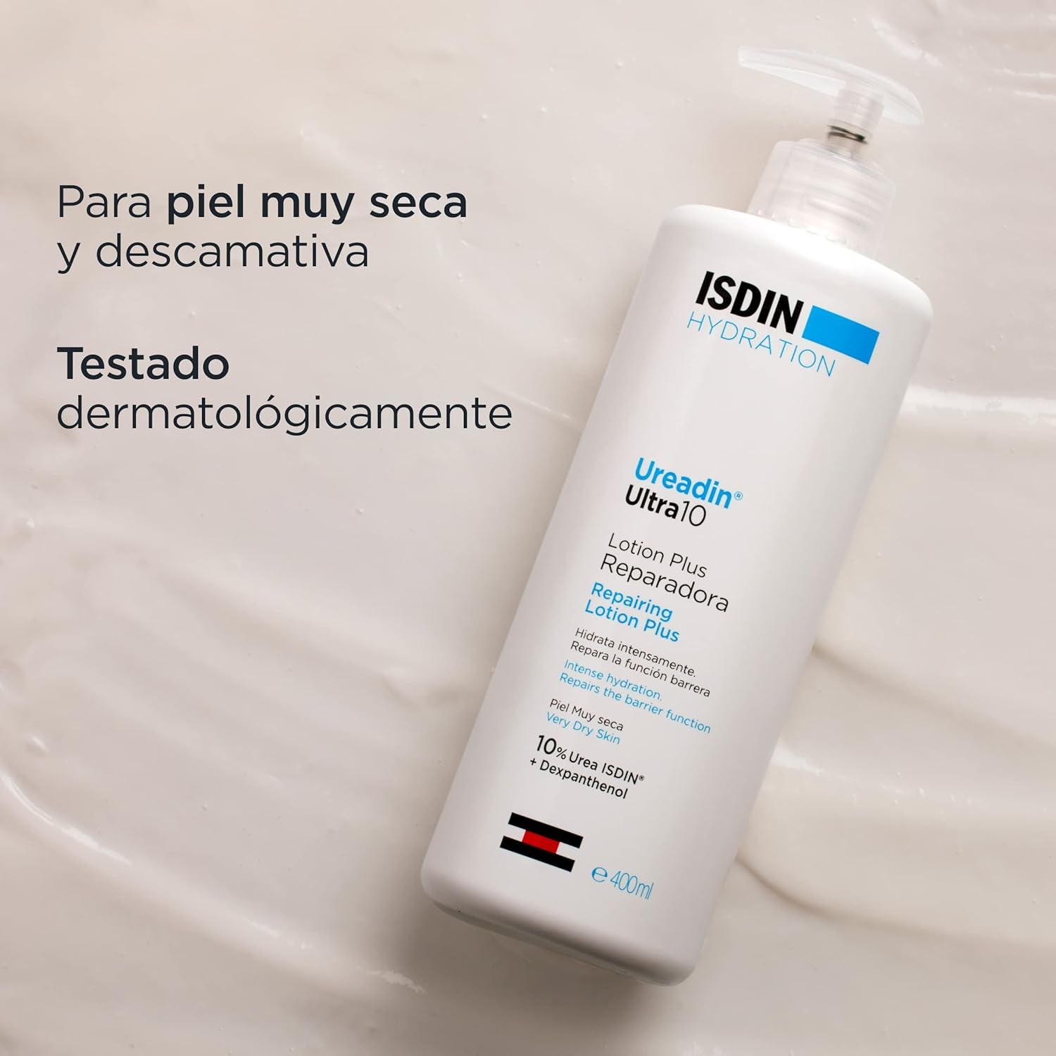 ISDIN Ureadin Ultra 10 Loción plus Reparadora, 400 Ml (Paquete De 1)