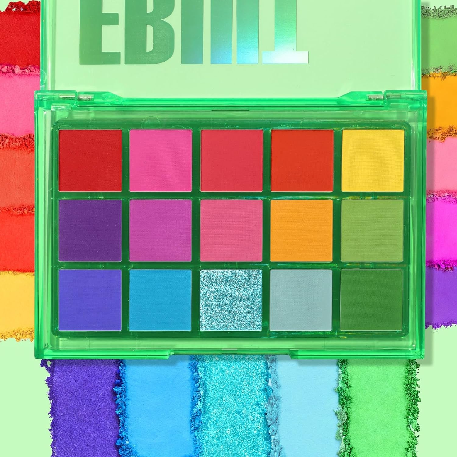 Paletas De Sombras De Ojos 15 Coloridas - Profesionales Paletas De Maquillaje Larga Duración - Sombra De Ojos Brillantes Y Mate Personalidad Audaz Brillante(Fruit Punch)