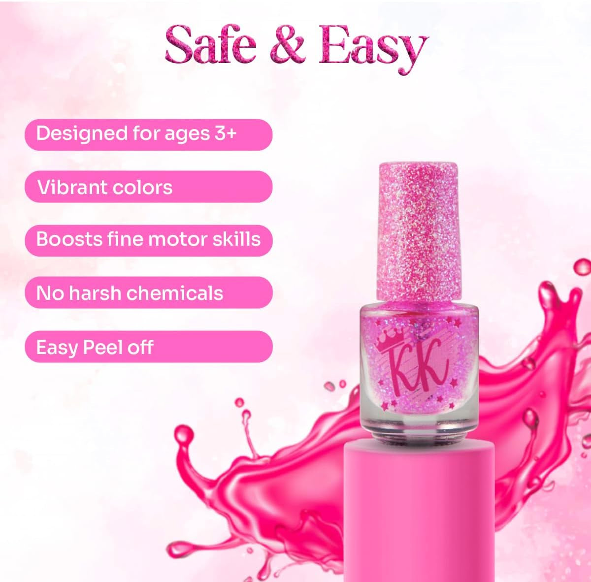  Adviento 2025 Niña Calendário De Belleza Cuenta Atrás Para Navidad Con Esmalte De Uñas Despegable Maquillaje Pegatinas